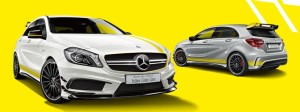 AMG A45 4MATIC Yellow Color Line