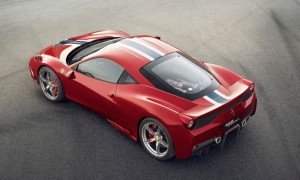 458Speciale 上から見た写真