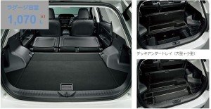 マイナーチェンジプリウスαのトランク