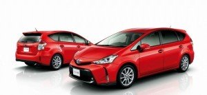 マイナーチェンジプリウスαスーパーレッドV